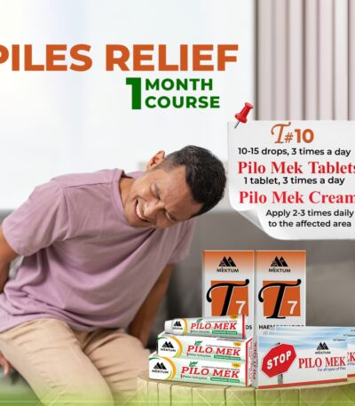 Piles relief 1 month course