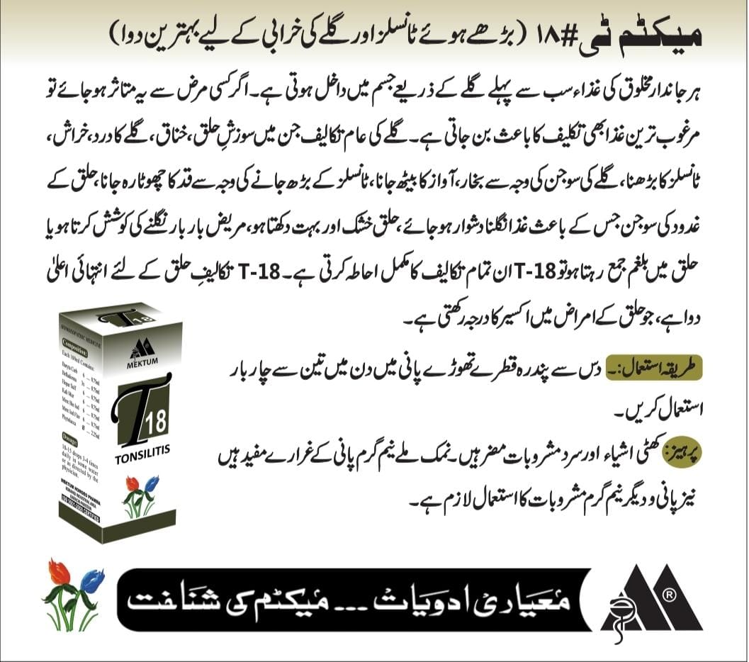 Homeopathic Medicine for Tonsillitis